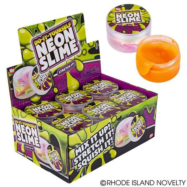 2.5" Diy Neon Slime SKDIYN3 By Rhode Island Novelty