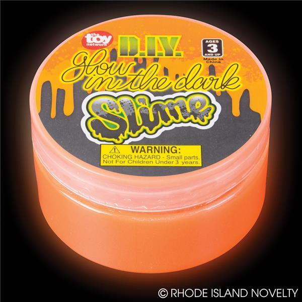 3.5" Diy Glow In Dark Slime SKDIYGL By Rhode Island Novelty