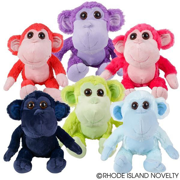 16" Colorful Monkeys Plush PLCMO16 By Rhode Island Novelty