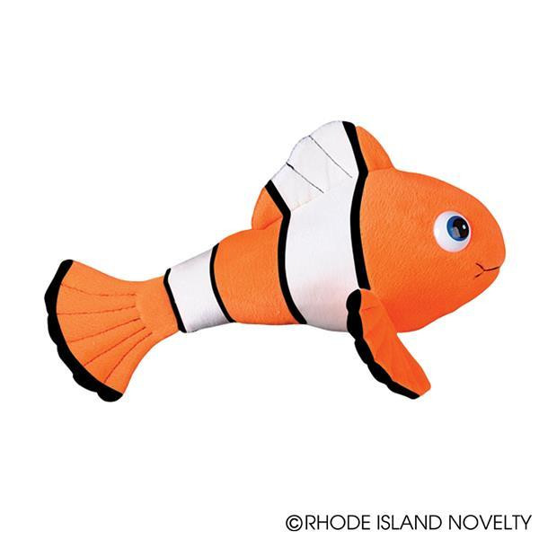 12.5" Clownfish Plush PLCLF12 By Rhode Island Novelty
