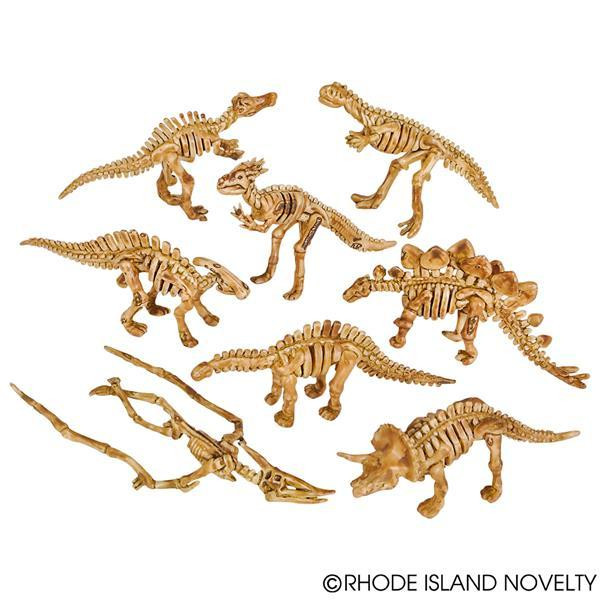 2" Dinosaur Skeleton Figure (48Pc/Un) PADINS2 By Rhode Island Novelty