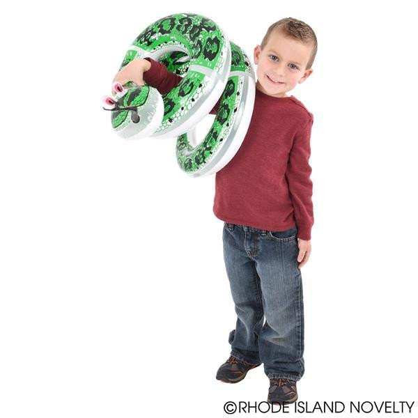60" Coil Snake Inflate INSNAKE By Rhode Island Novelty