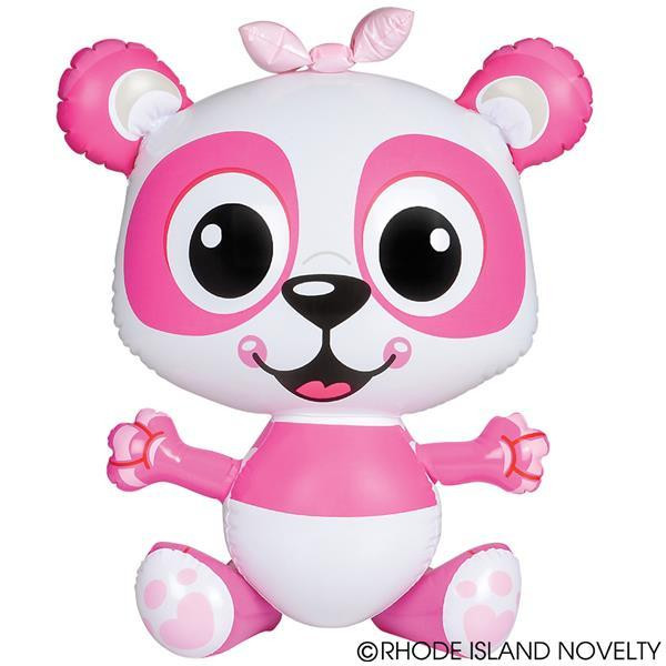 24" Pink Panda Inflate INPAN24 By Rhode Island Novelty