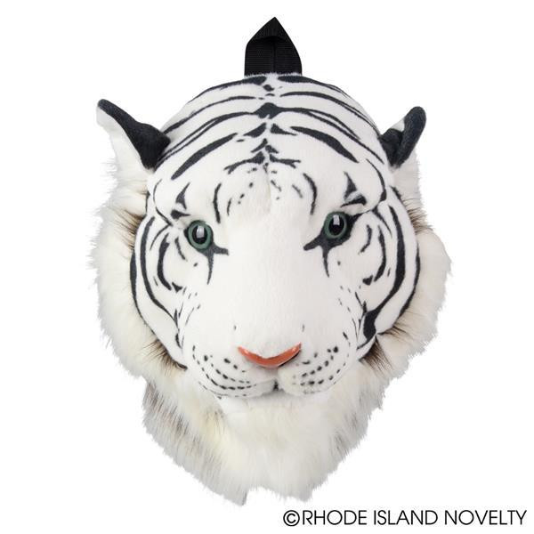 12" Jumbo White Tiger Head Backpack (2/Cs) APWBP12 By Rhode Island Novelty