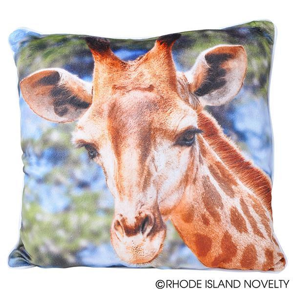 13" Printed Giraffe Pillow APPRGIR By Rhode Island Novelty