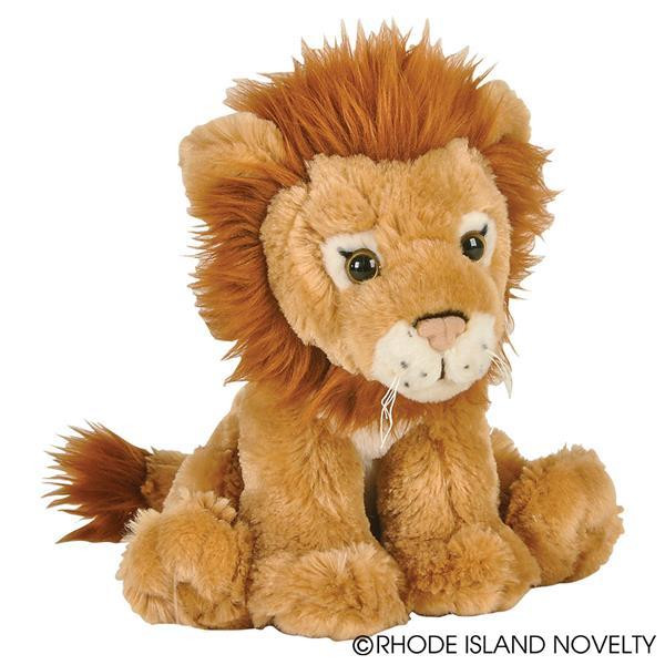 8" Animal Den Lion Plush APADLIO By Rhode Island Novelty