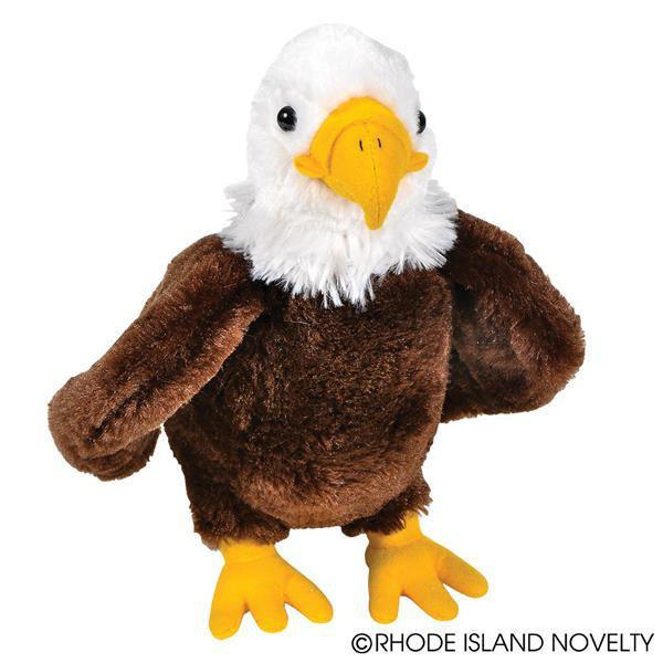 8" Animal Den Eagle Plush APADEAG By Rhode Island Novelty