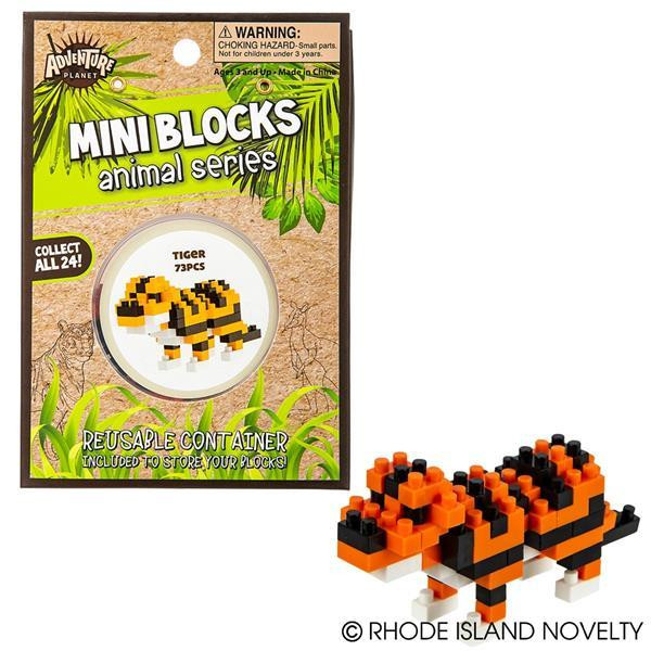 Mini Blocks Tiger AMMBTIG By Rhode Island Novelty