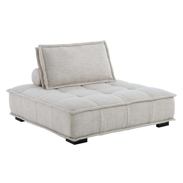 Modway Saunter Tufted Fabric Armless Chair EEI-4725-BEI