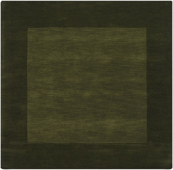 Surya Mystique Hand Loomed Green Rug M-315 - 9'9" Square