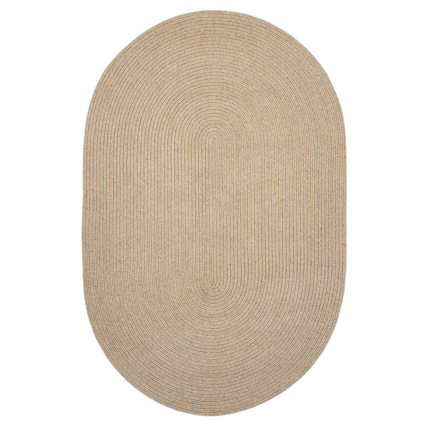 Homespice 5' x 8' Oval Biscuit Ultra Durable Braided Rug 304674