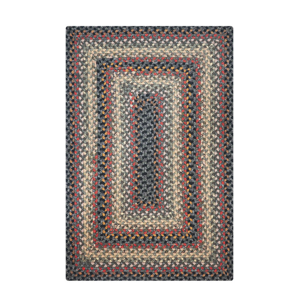 Homespice 6' x 9' Rectangle Enigma Cotton Braided Rug 415097
