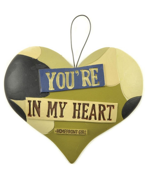 1311-55036 Blossom Bucket In My Heart Heart Ornament - Pack of 8