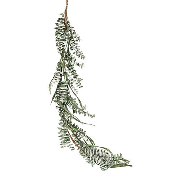 *Winter Sparkle Eucalyptus Garland F17956 By CWI Gifts