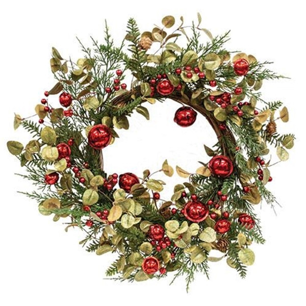 *Resounding Cheer Wreath FXM90181 By CWI Gifts