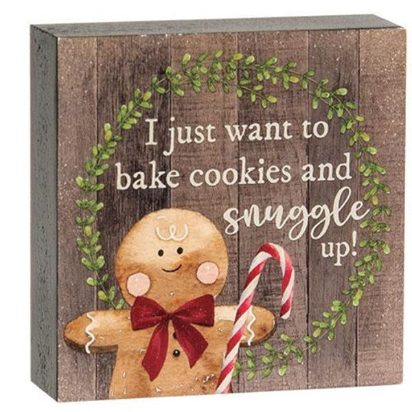 I Just Want To Bake Cookies Block G30171 By CWI Gifts