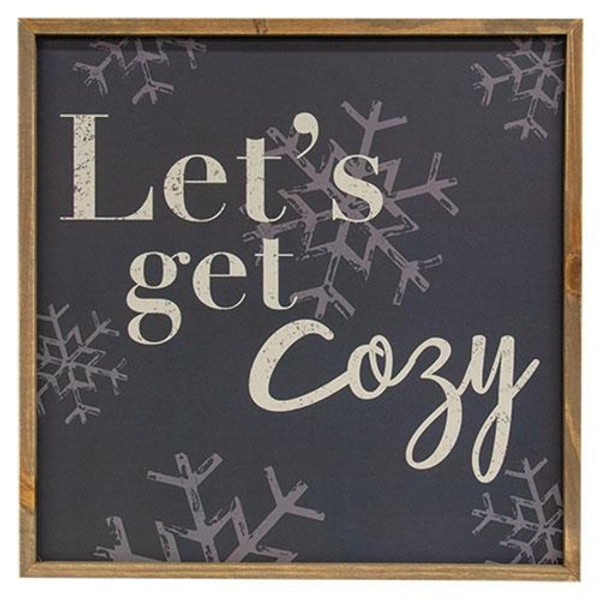 *Let'S Get Cozy Snowflake Frame G35654 By CWI Gifts