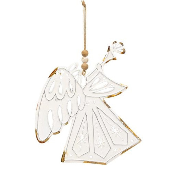 *Shabby Chic Metal Angel Ornament G60378 By CWI Gifts