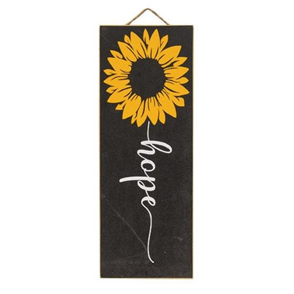 CWI Gifts G61606 Sunflower Hope Hanging Sign