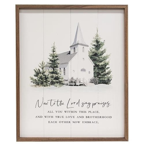 Now To The Lord Sing Framed Print 16"X20" GKH12 By CWI Gifts