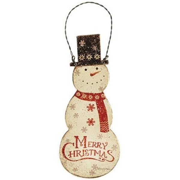 Merry Christmas Snowman Ornament GP36070 By CWI Gifts