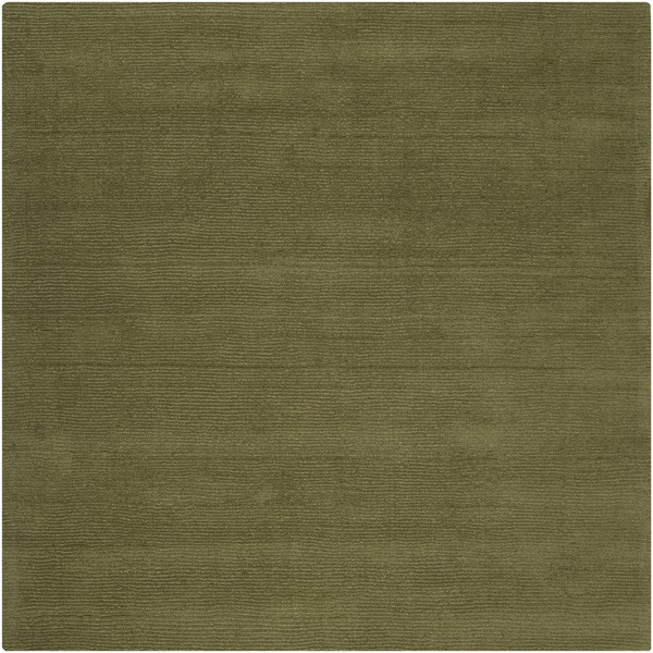 Surya Mystique Hand Loomed Green Rug M-329 - 8' Square