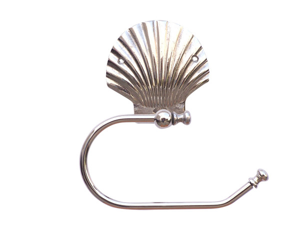 Wholesale Model Ships Chrome Seashell Toilet Paper Holder 10" SSTLPH-4001-CH