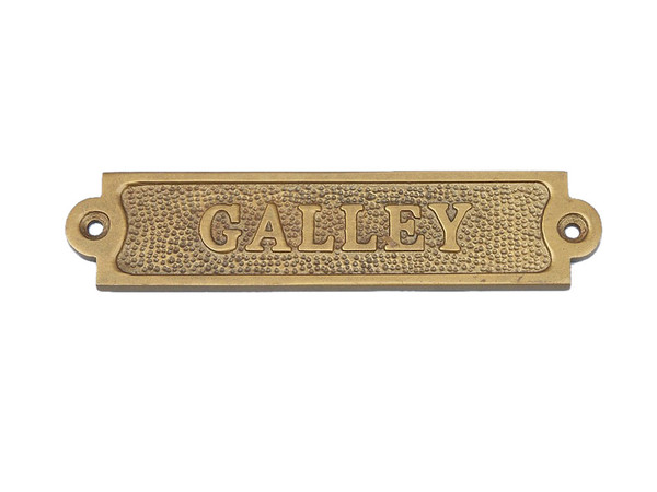 Wholesale Model Ships Antique Brass Galley Sign 6" MC-2202-AN