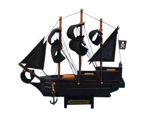 Wholesale Model Ships Caribbean Pirate 7" Car Pirate-7