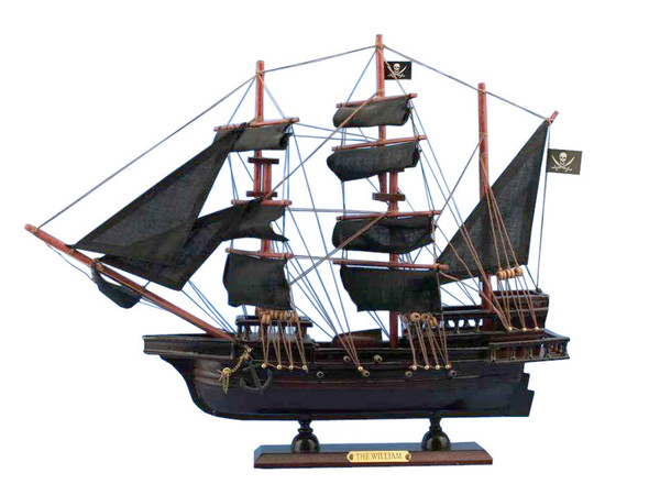 Wholesale Model Ships Wooden Calico Jack'S The William Model Pirate Ship 20" THE WILLIAM 20