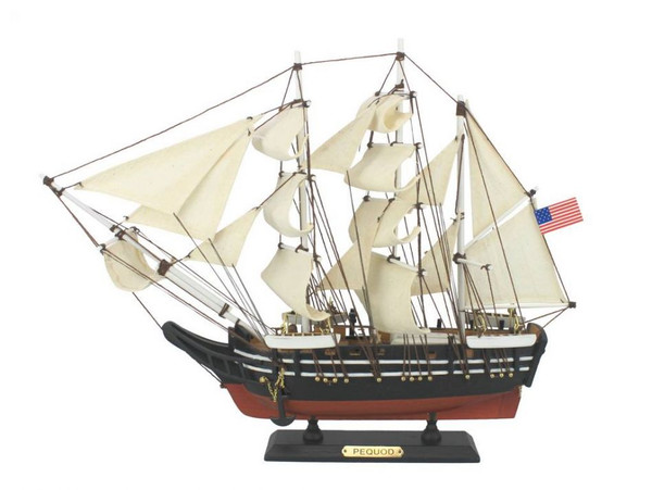 Wholesale Model Ships Wooden Moby Dick - Pequod Model Whaling Boat 15" pequod-15