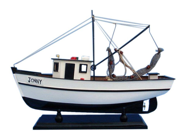 Wholesale Model Ships Wooden Forrest Gump - Jenny Model Shrimp Boat 16" FB221- Jenny