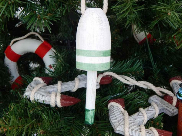 Wholesale Model Ships Vintage Green Decorative Lobster Trap Buoy Christmas Tree Ornament one-vintage-green-LB-7-XMASS