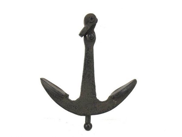 Wholesale Model Ships Cast Iron Anchor Paperweight 5" K-1089-cast iron
