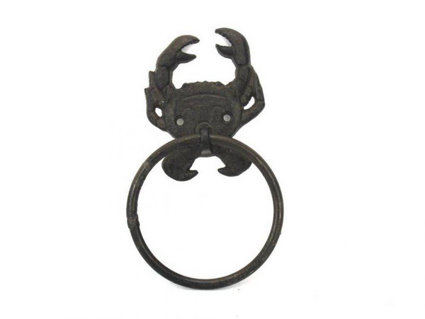 Wholesale Model Ships Cast Iron Crab Towel Holder 8" K-9006-cast-iron