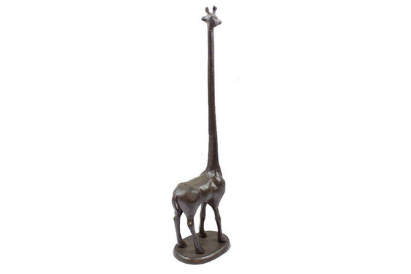 Wholesale Model Ships Cast Iron Giraffe Paper Towel Holder 19" K-1623-Cast-Iron