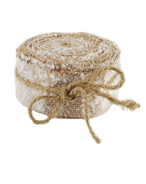 148-71140 Blossom Bucket Frosted Burlap Garland - Pack of 14