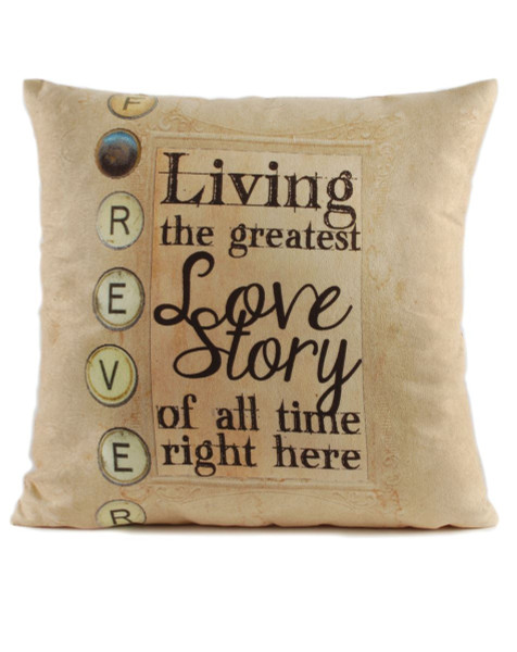 1488-43980 Blossom Bucket Forever / Love Story Pillow - Pack of 3