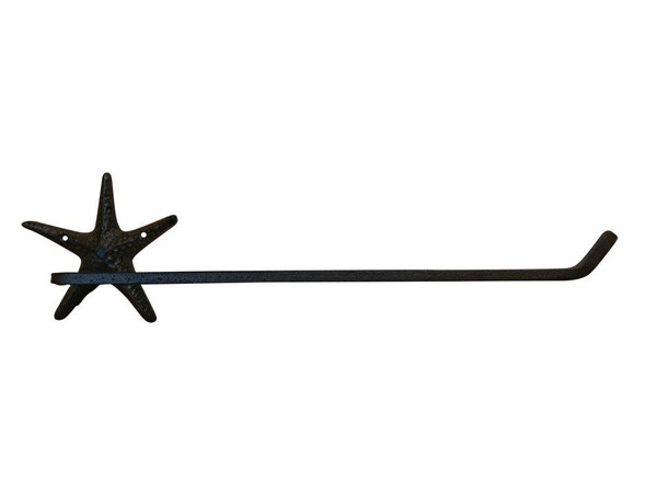 Wholesale Model Ships Cast Iron Starfish Wall Mounted Paper Towel Holder 18" K-9209-P-Cast-Iron