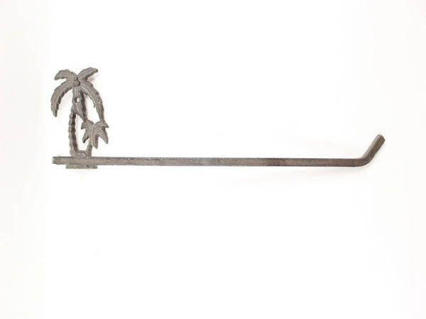 Wholesale Model Ships Cast Iron Palm Tree Wall Mounted Paper Towel Holder 17" K-9208-P-Cast-Iron