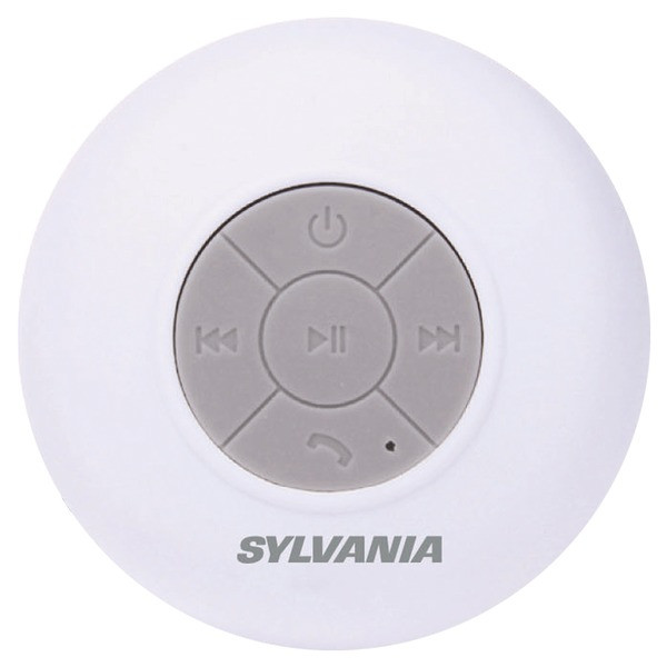 Petra Bluetooth Suction Cup Shower Speaker (White) CURSP230CWHT