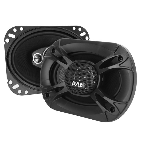 Petra 4-Inch X 6-Inch 300-Watt-Max 3-Way Coaxial Speakers - Black PYRPL4163BK