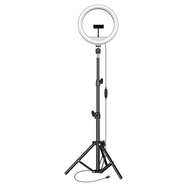 Petra 12In Pro Led Selfie Rgb Ring Light With Floor Stand SSCSC2230RGB