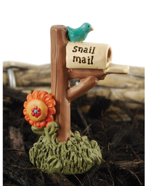 151-89387 Blossom Bucket Snail Mail Mailbox Garden Stake - Pack of 9