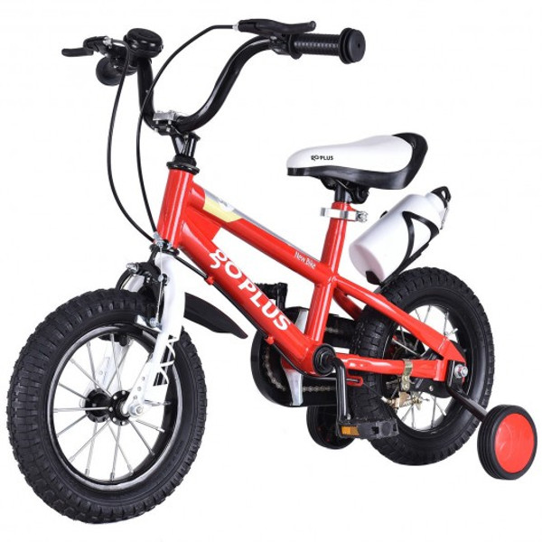 TY570648RE 20" Children Boys & Girlsfreestyle Bicycle W/ Training Wheels-Red