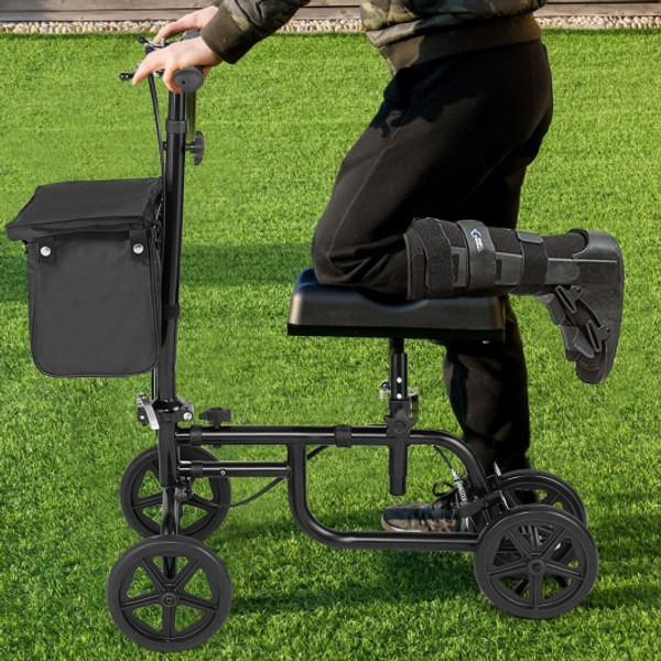 SP36408 Folding Adjustable Steerable Knee Walker Scooter With Basket