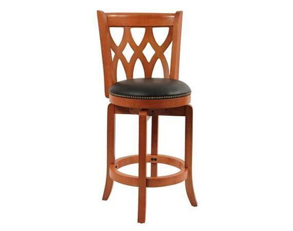 Boraam Cathedral 24" Swivel Stool in Es Cherry 40224