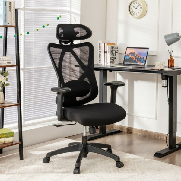 CB10210DK High Back Mesh Executive Chair With Adjustable Lumbar Support