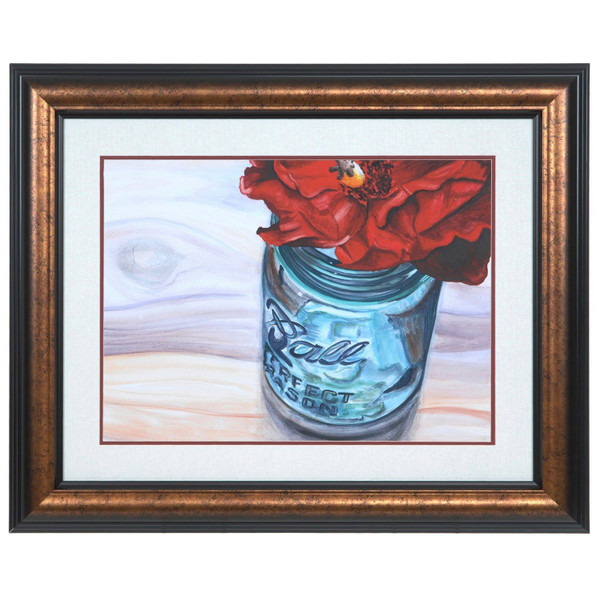 Ball Jar Flowers 3 Wall Art CVA3599 By Crestview