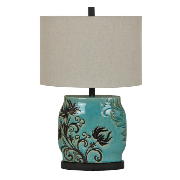 Scroll Table Lamp CVAP1844 By Crestview